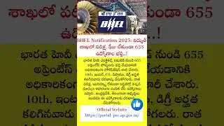 BHEL Notification 2025