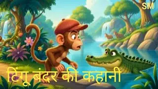 टिंगू बंदर की कहानी, जंगल का रहस्य, बंदरों की जिंदगी, #cartoon #hindi #जंगल 