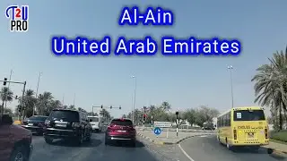 Travelling and road view in Al Ain