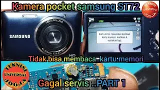 Kamera samsung ST 72 tidak bisa membaca kartu memori tidak terbaca,assembly