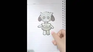 Sticker Cosplay 💓 Incredibox Sprunko make Hello Kitty Pochacco #sticker #howtodiy