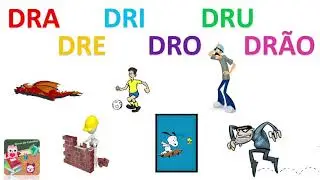Sílabas Complexas DR | Dra - Dre - Dri - Dro - Dru - Drão | Vídeos Educativos | Hora de Estudar