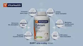 Strengthen your bones with VitaHealth Calcium Plus