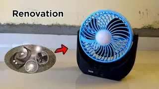 Renovation mini portable Fan & upgrade lithium cell 26650