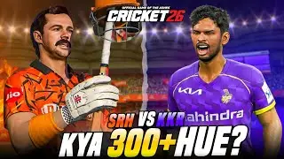 Cricket 26 | Century Sirf SIX Se Impossible😱 | KKR vs SRH | IPL 2026 Who's Win ?