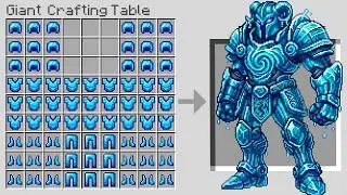 I Can Make GIANT ARMOR in Minecraft!
