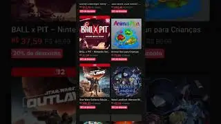JOGOS BARATOS de NINTENDO SWITCH 1 & 2 em Promo&ccedil;&atilde;o de Fim de Ano #shorts #nintendo  #games