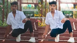 Soft Cenematic Tone Retouching In Lightroom Mobile- editwallah