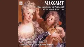 Duo pour violon et alto en si b&eacute;mol majeur, K 424 : Adagio allegro