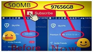 Get Unlimited Traffic On Sky VPN With Out Root 2019 | Free Sky VPN Unlimited Traffic