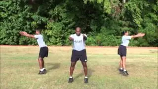 Army high jumper Exercise