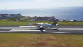 Primera Air Scandinavia Landing at Funchal Madeira Portugal from Kokkola