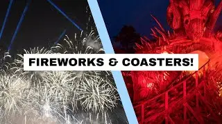 Fireworks & Late Night Riding ! Alton Towers FIREWORKS SPECTACULAR VLOG 2025
