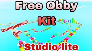 Free obby Kit ! STUDIO LITE #roblox #studiolite 