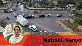 Traffic at Roundabout | Intersection of Milimani Road and Ralph Bunche Road, Nairobi [Time Lapse]