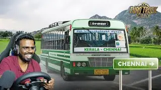 கேரளா ➡️ சென்னை MAP on EURO TRUCK SIMULATOR 2 [  LOGITECH G29 WHEEL ] #2