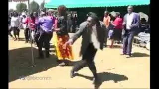 happy man dancing