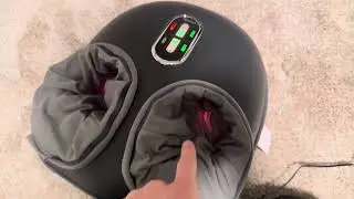 Real-home test: Shiatsu Foot Massager w/ Heat & Air Compression #shiatsumassage #homespa