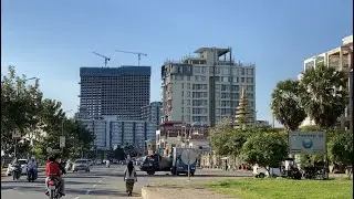 PHNOM PENH CITY Motorbike Road Trip | CAMBODIA 2022
