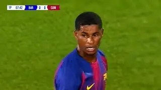 Marcus Rashford vs Calcio Como HD - 1 ASSIST & All Touches (10/08/2025)