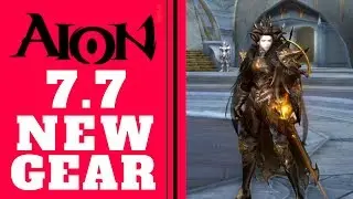 AION 7.7 Korea - NEW PVP AND PVE GEAR Introduced Within Latest Update (Aion MMORPG)