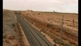 RENFE 269 bobinero entre Escatr&oacute;n y Samper de Calanda