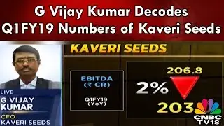 G Vijay Kumar Decodes Q1FY19 Numbers of Kaveri Seeds | CNBC TV18