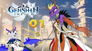 Genshin Impact : Pt1 - I Got Logged Into Minecraft By A Waifu