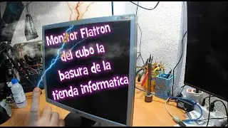 Monitor FLATRON L1752S   Llega a mi, de la basura de la tienda inform&aacute;tica.