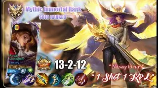 LESLEY - SOLO RANKED MYTHIC IMMORTAL + SUPER DAMAGE + BEST BUILD LESLEY 2025 + MLBB