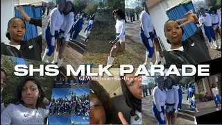 GRWM for me to perform in MLK parade for SHS and BHS!!💙💛🤍