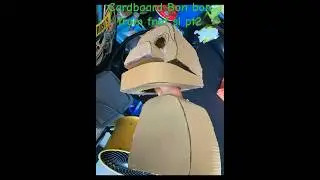Cardboard fnaf Bon bon hand puppet pt2 #fnaf #cardboard