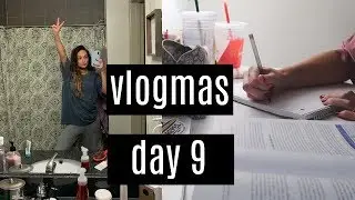 VLOGMAS DAY 9: *stressing* over finals + more studying!