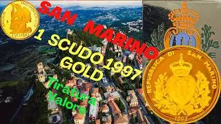 1 SCUDO 1997 San Marino Gold #numismatica #coins #monete #collezione #worldcoins #gold #sanmarino
