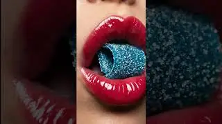 Glossy Candy Bite ASMR 👄🍬 | Extreme Macro Mouth Eating