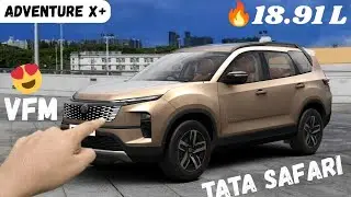 Safari ka sabse zyada Value For Money variant😍| 2025 Tata Safari Adventure X+ Review | RevzThrill