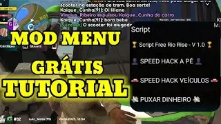 SAIUUU !! TUTORIAL DE COMO INSTALAR MOD MENU GRÁIS PARA RIO RISE ! O MELHOR MOD MENU PARA RIO RISE !