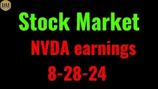 Stock market analysis and trade ideas. NVDA earnings after the bell.