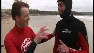 BBC Series - Simon Reeve Learns to Surf with John McCarthy