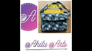 Easy Hand bag | Purse Tutorial | #Beginner #crochet #DIY Purse #AhiluArts | English