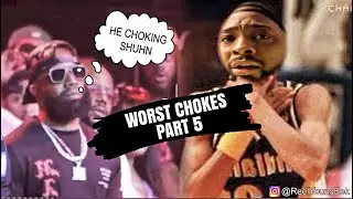 BATTLE RAP'S WORST CHOKES PART 5 🤣 | FUNNY MOMENTS | MOST AWKWARD