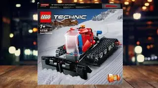 LEGO Technic 42148 Snow Groomer - LEGO Unboxing and Speed Build Review