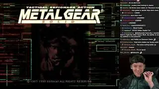 Metal Gear Solid 1 - VOD 1 - Full Playthrough, Reaction, Cosplay, Commentary & Review