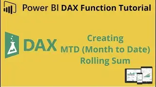 Power BI -  How to Calculate MTD (Month to Date) Rolling Total Values