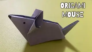 Origami Mouse Instructions | How to Make Mouse Step by Step | Cute Mouse Using Paper | DIY Rat