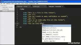 PHP Tutorials - Getting started with PHP project development - Running simple php files