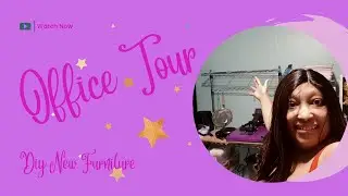 Updated Home Office Tour | Cleaning My Office  | Building my Furniture