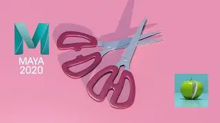 Autodesk Maya: - Create Stainless Steel Scissors Model