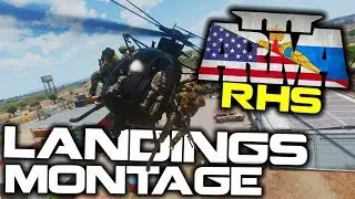 ArmA 3 RHS HELICOPTER MONTAGE&trade; ► KOTH LANDINGS EDITION - EPISODE TWENTY TWO