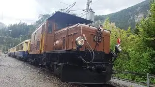 Rhatische Bahn  - GE 6/6 - 415  -Coccodrillo delle Retiche. Krokodil Nostalgie Zug. 01/08/2025.